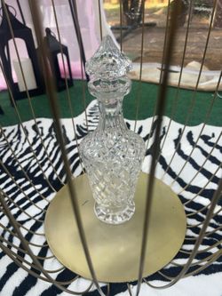 Vintage Waterford Decanter Bottle with Lid/Stopper, Decorative