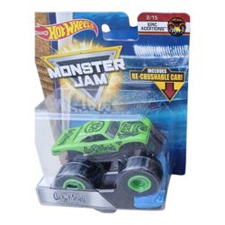 2018 Hot Wheels Monster Jam 1:64 Gas Monkey Garage with Crushable Car