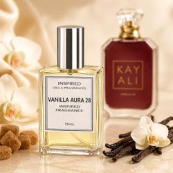Kayali Inspired Vanilla Aura 28 Perfume Oil – Sweet Warm Vanilla Scent – Long Lasting