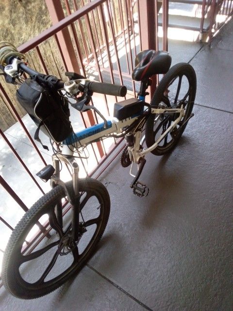 Ancheer Folding Peddle Assists (Electric) Full Suspension Bike
