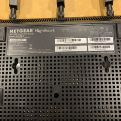 Netgear Nighthawk Router with Power Cord and WAN cable