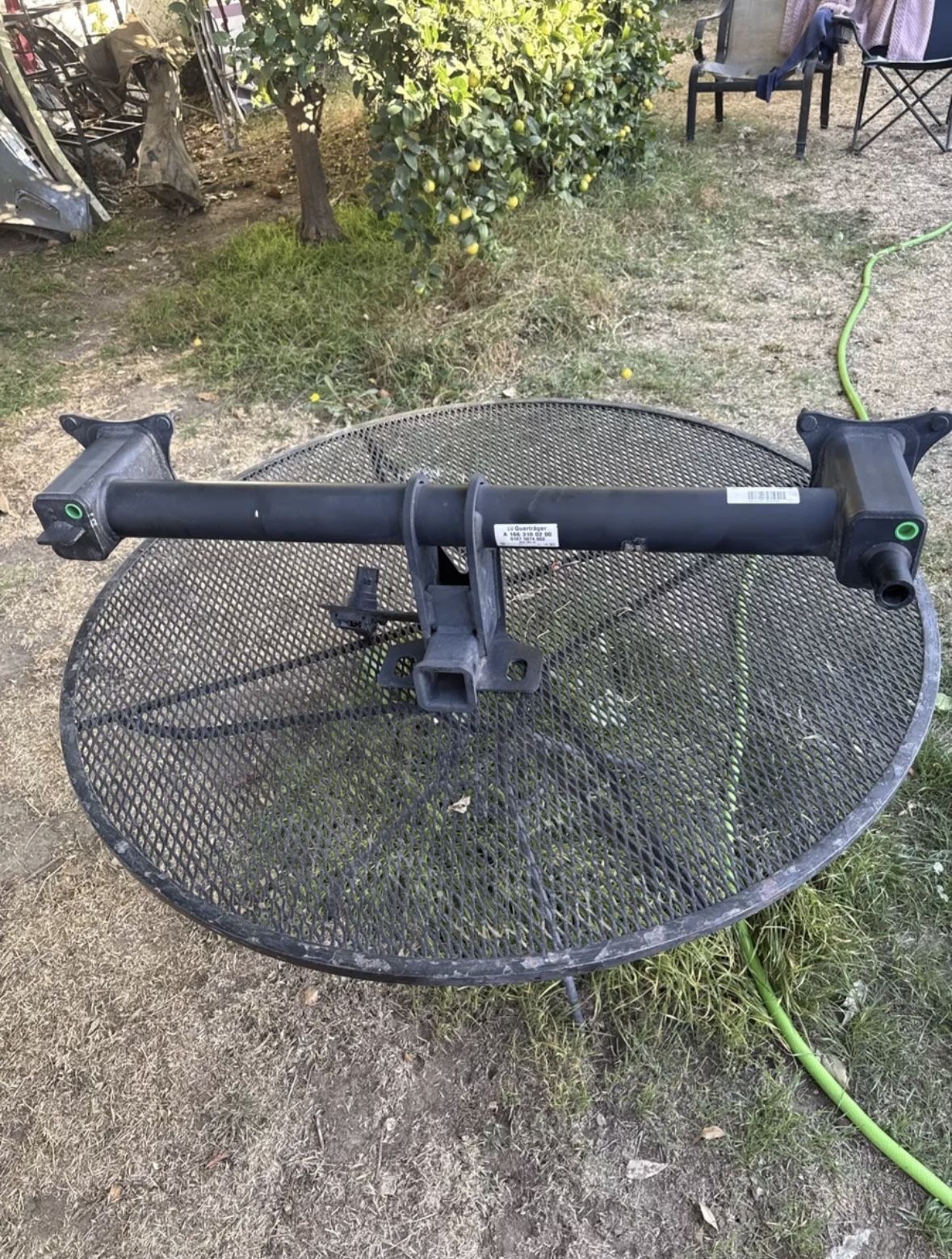 OEM 2016-2019 MERCEDES GLE400 REAR BUMPER IMPACT REINFORCEMENT BAR TRAILER HITCH