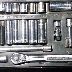 Sears Craftsman 3/8 Drive Socket Wrench Set 