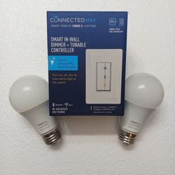 Cree Connected Max Smart Dimmer & 2 Smart Bulbs