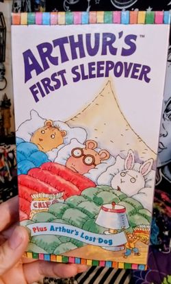 Arthur first sleepover VHS