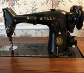 Singer Sewing Machine / cabinet / Bench w/ original accessories