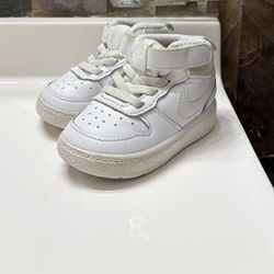 Nike Court Borough Mid 2 Toddler Sneakers- Toddler Boys size 4C