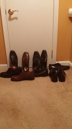Men's genuine leather dress shoes