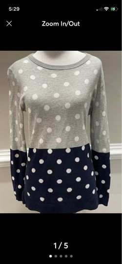 Polka dot sweater
