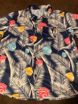 San Diego FC Hawaiian Button-Up Shirt Size Large/XL Adult