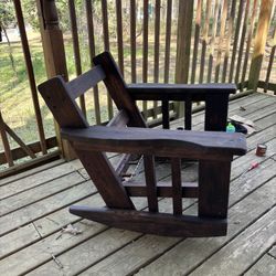 Wooden Rocking Chair 