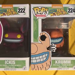 Aaahh!!! Real Monsters Ickis Krumm Funko Pop