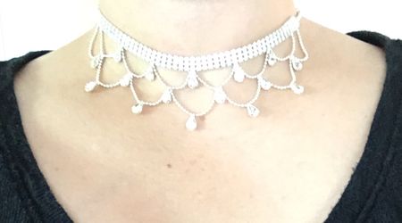 Princess Crystal Silver Necklace