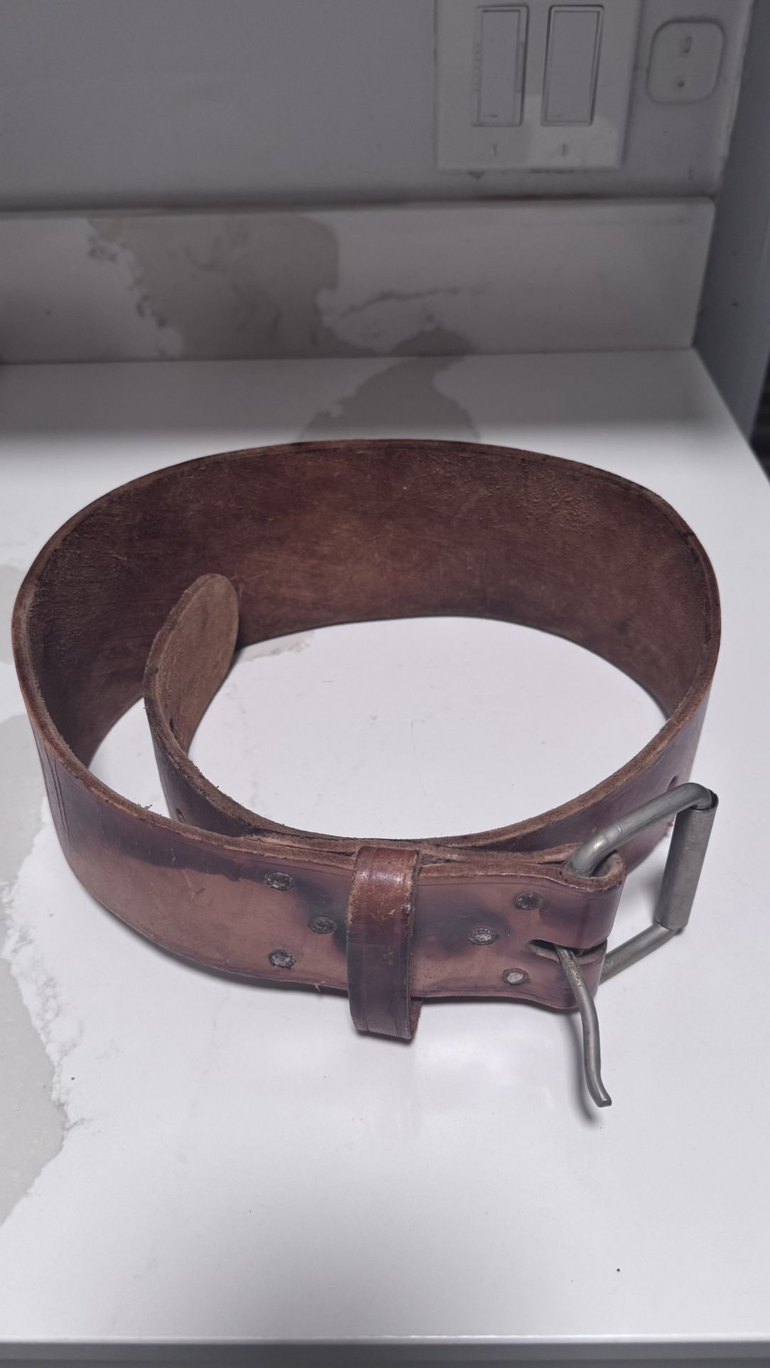 Authentic Leather Weight Belt