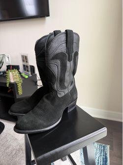 Tecovas Limited Edition “Shadow” Deerskin Roughout Cartwright Boots Men’s Size 10D
