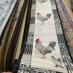 Farmhouse Area Rug Runner 