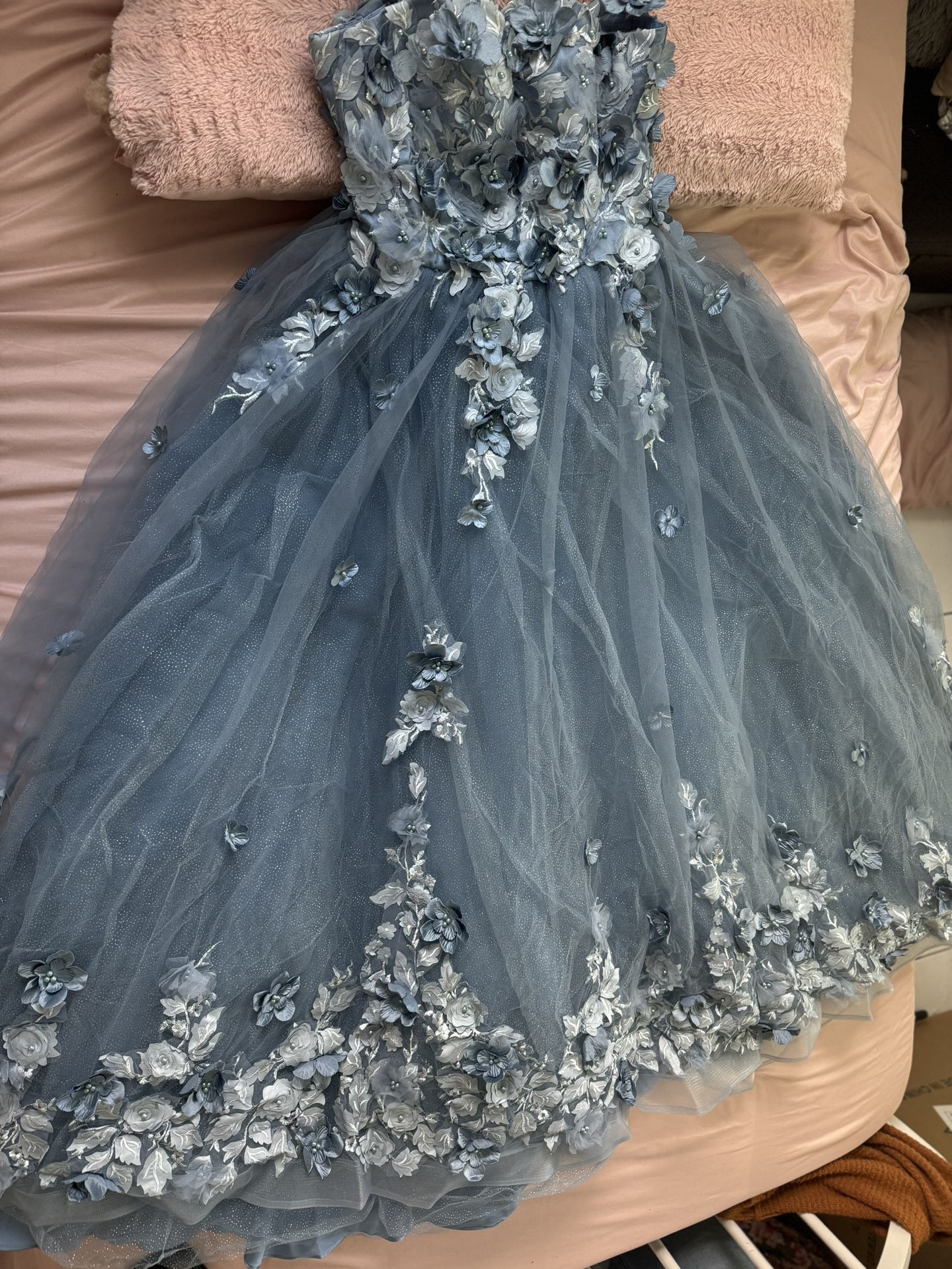 New Dusty Blue Dress Size 6 