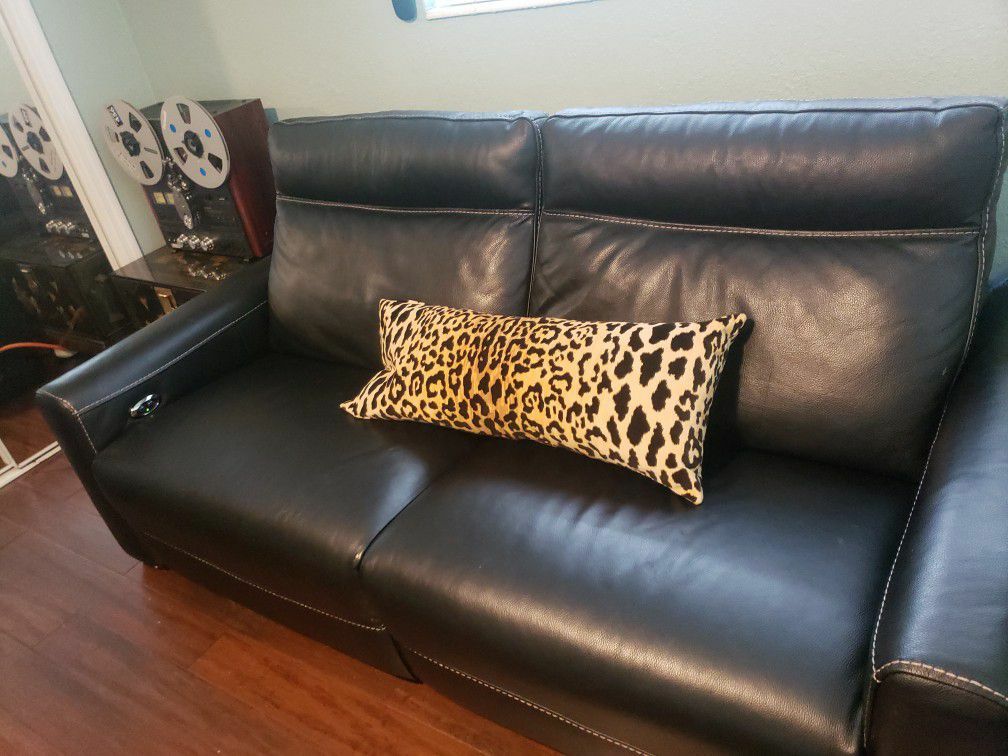 Leather Powered 2 -PC Sectional