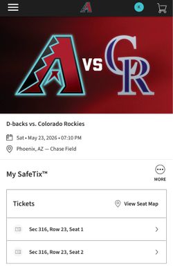 Dbacks tickets for tonight