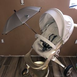 Gold Baby Stroller 