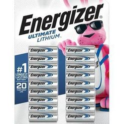 Energizer Ultimate Lithium AA Batteries (18 Pack) New