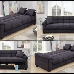 ✨ Convertible Sofa Bed with Storage 