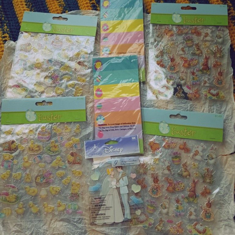 Stickers and Pads Of Paper
