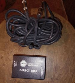 Live Wire SPID Passive Direct Box w/Attenuation Pad