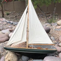 Wooden Sail Boat