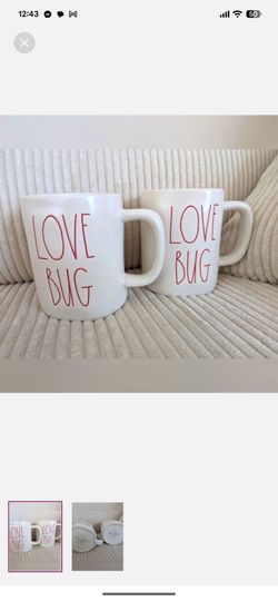 Valentine's Rae Dunn Love Bug Mug Cup