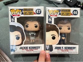 John F Kennedy and Jackie Kennedy Funko Pop Lot 2