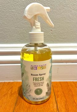 Aura Cacia Essential Oil Room Spray – Fresh Scent 8 oz, NEW