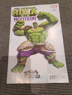 Infernal Hulk Vs Wolverine #1 - Marvel Tokon Variant Cover - Marvel Comics 2026!