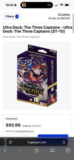 One Piece Starter Deck Three Captains