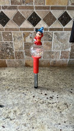 Disney Fantasia Sorcerer Snow Globe Light Up Wand 