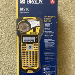Brady M210 Portable Label Printer with Rubber Bumpers