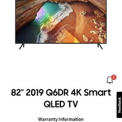 Samsung 82" Smart TV (Dark Corner)