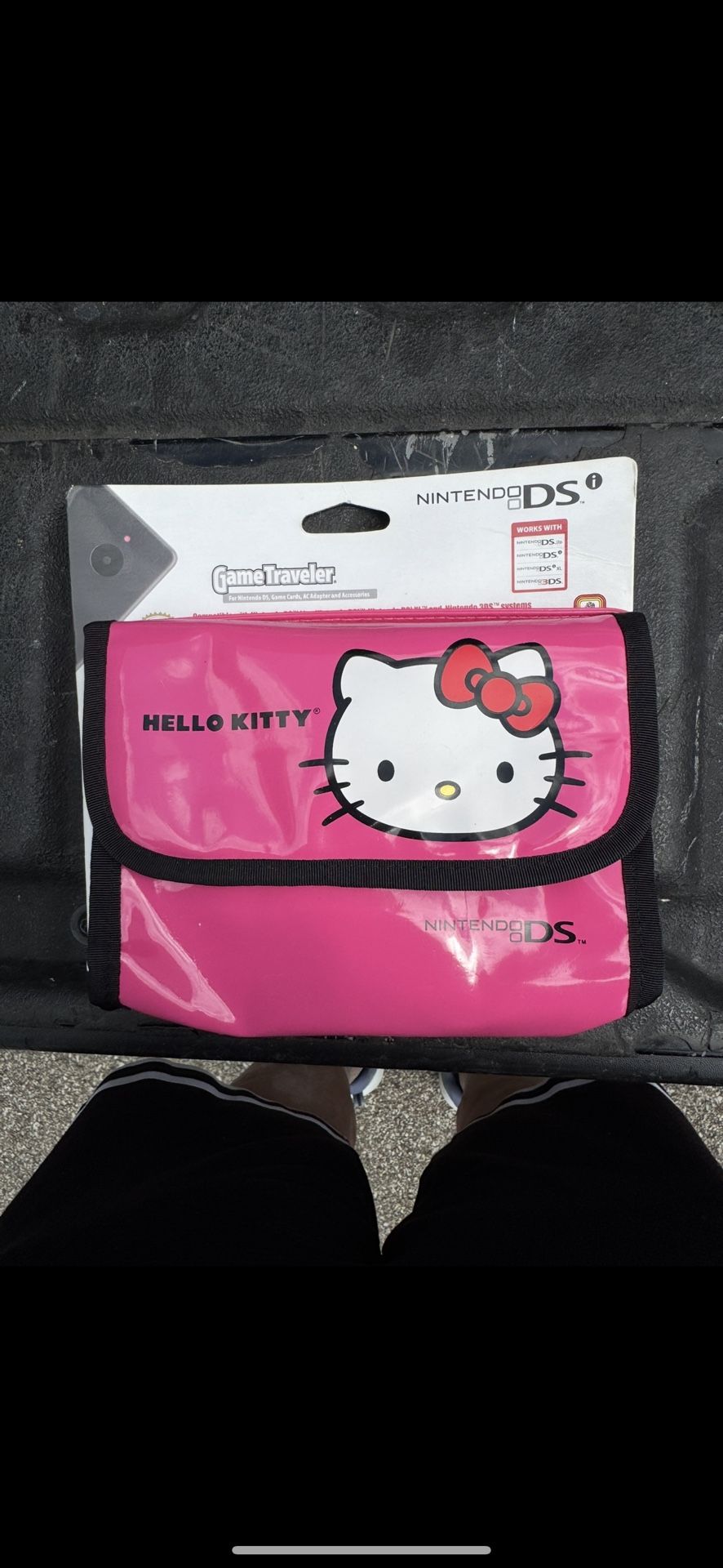 Hello Kitty Nintendo 3DS Travel Carry Case Pink. New