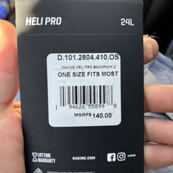 Dakine Snow Boarding Backpack 