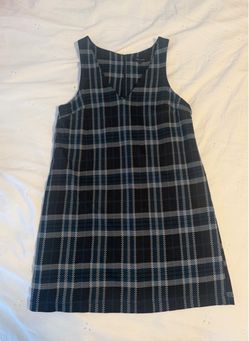 ASOS / New Look - Plaid Sleeveless Shift Dress
