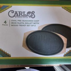 Fajita Server And Skillet Cast Iron