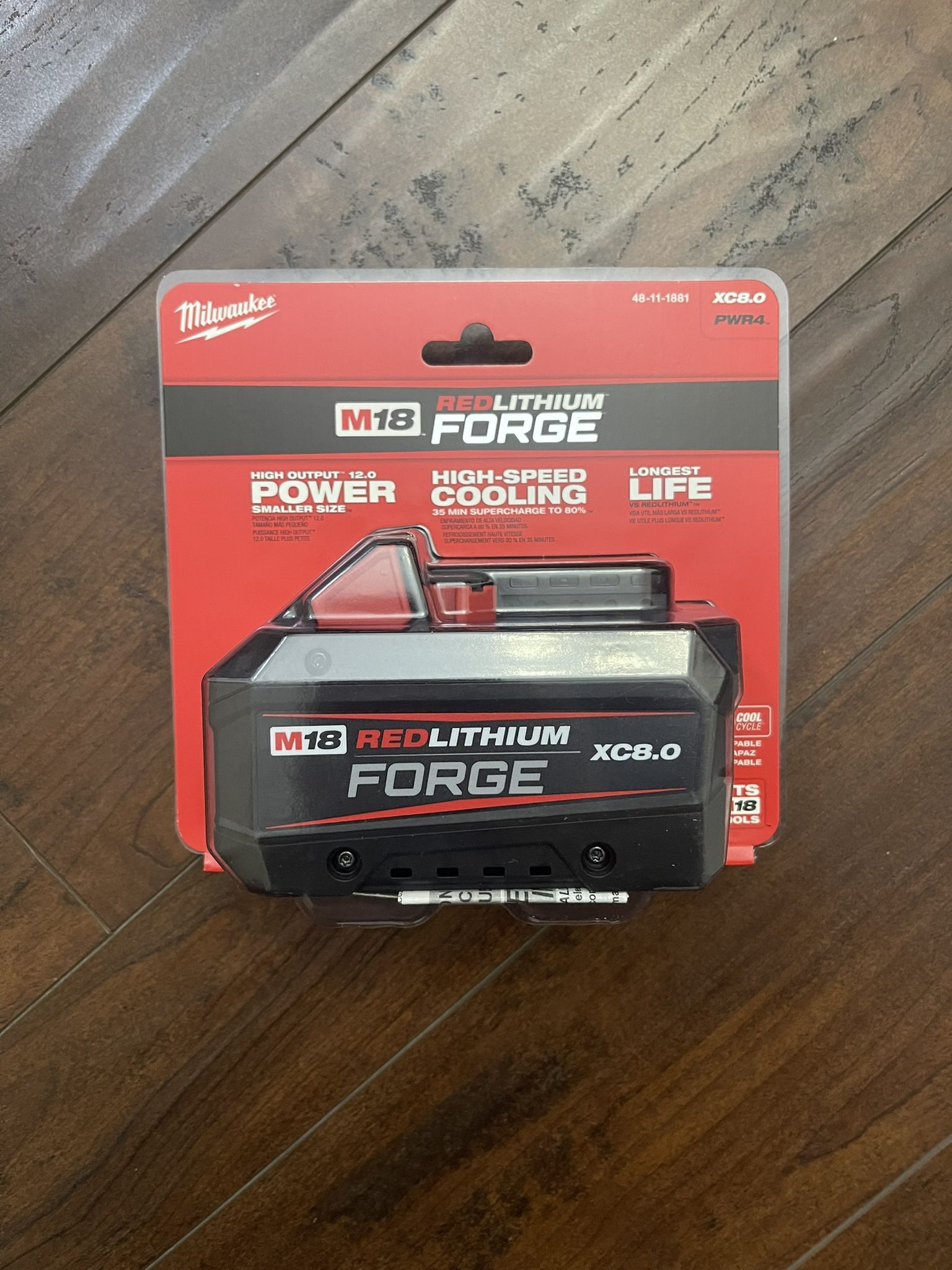 New 8Ah Milwaukee Forge Battery