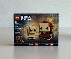 LEGO The Lord of the Rings: Frodo & Gollum BrickHeadz - Retired - 40630 - NEW