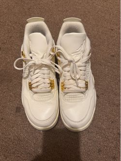 Wmns Air Jordan 4 Retro 'Metallic Gold'