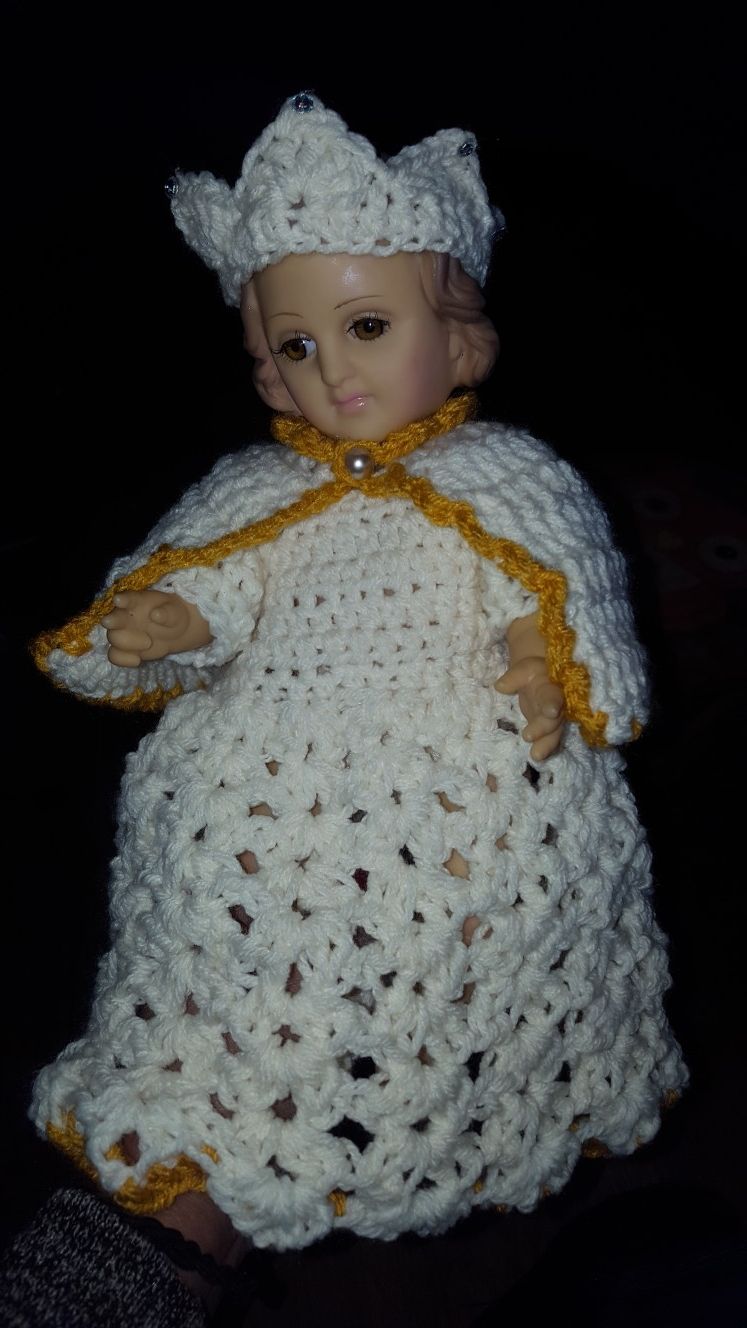 vestidos para niño Dios tejidos echos a mano
