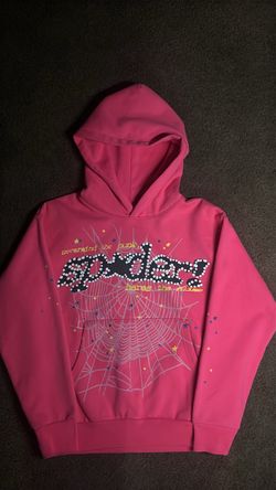 Pink sp5der hoodie M