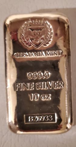 10oz Silver Bar Germania $1