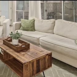 NEED GONE ASAP Calais III Linen Couch 3 Piece Set