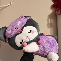 Kuromi Sleeping Plush 