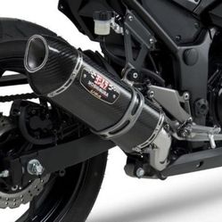 Slip On Yoshimura Exhaust Carbon R77 Mufflers Exhaust Kawasaki Ninja 300 R 2013 - 2017 CARBON Pipa Tubería